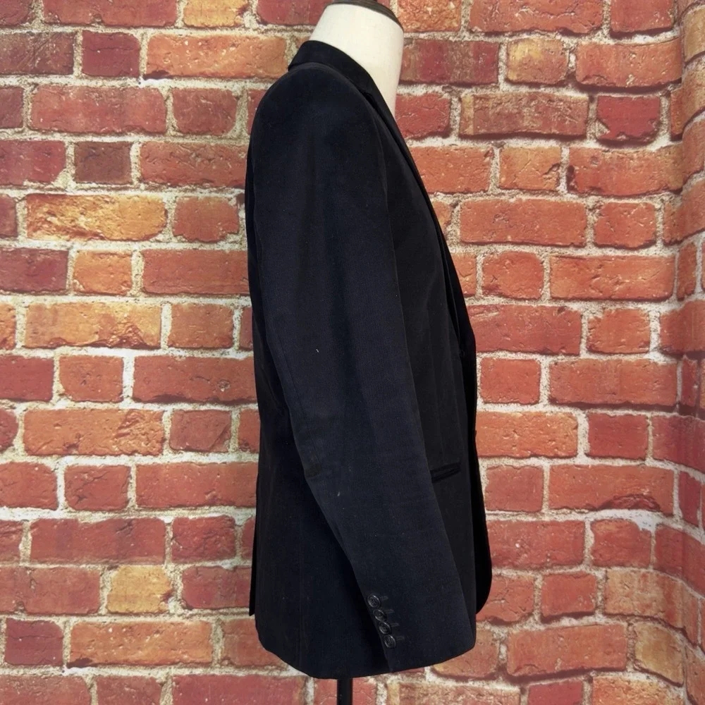 Calvin‎ Klein Blazer Sport Coat Black 2 Button Single Breasted Men's 42R